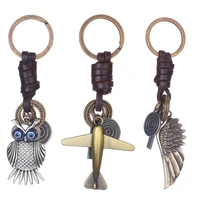 3d airplane metal gift keychain aircraft key ring jewelry men car key chain game key ring holder souvenir for gfit