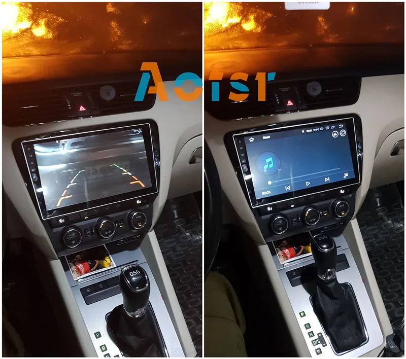 Ips Android 9,0 Автомобильный мультимедийный dvd-плеер головное устройство для Volkswagen/VW Skoda Octavia A7 2013+ gps навигация радио авто стерео