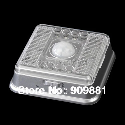 Умный ночник с 8 светодиодами беспроводной светильник датчиком движения питание