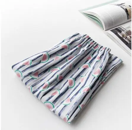 floral 6 Fdfklak весенне-летние женские пижамные штаны, одежда для отдыха, продукт, женские пижамные штаны размера плюс XL-3XL Q1225 - Цвет: floral 6