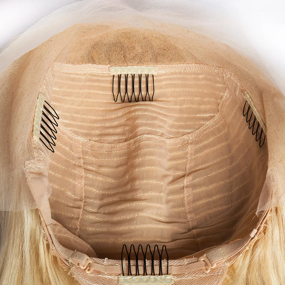 ALIBELE блонд 613 короткий парик Боб цветные бразильские прямые волосы на кружеве