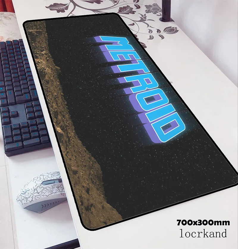 Metroid коврик для мыши 700x300x3 мм компьютерный геймер геймпад ПК под заказ игровой