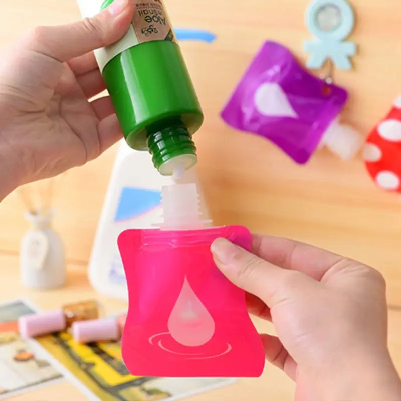 Милые портативные дорожные флаконы для хранения косметики шампуня жидкости