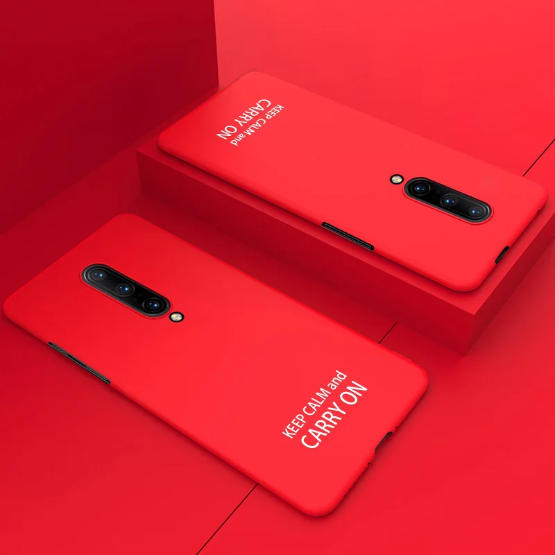 ADKO ультратонкий цветной чехол для телефона из поликарбоната для Oneplus 7 6 6T тканевый противоударный Стильный чехол для телефона с надписью для Oneplus 7 Pro