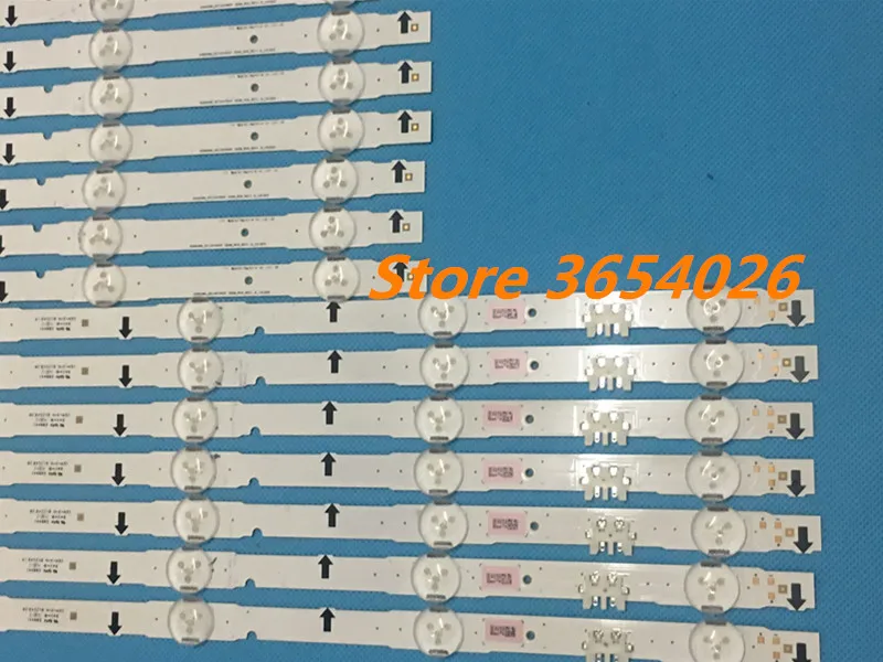 1266 мм Светодиодная подсветка лампа полоса 13 светодиодов для SamSung 60 дюймов ТВ UA60H6400