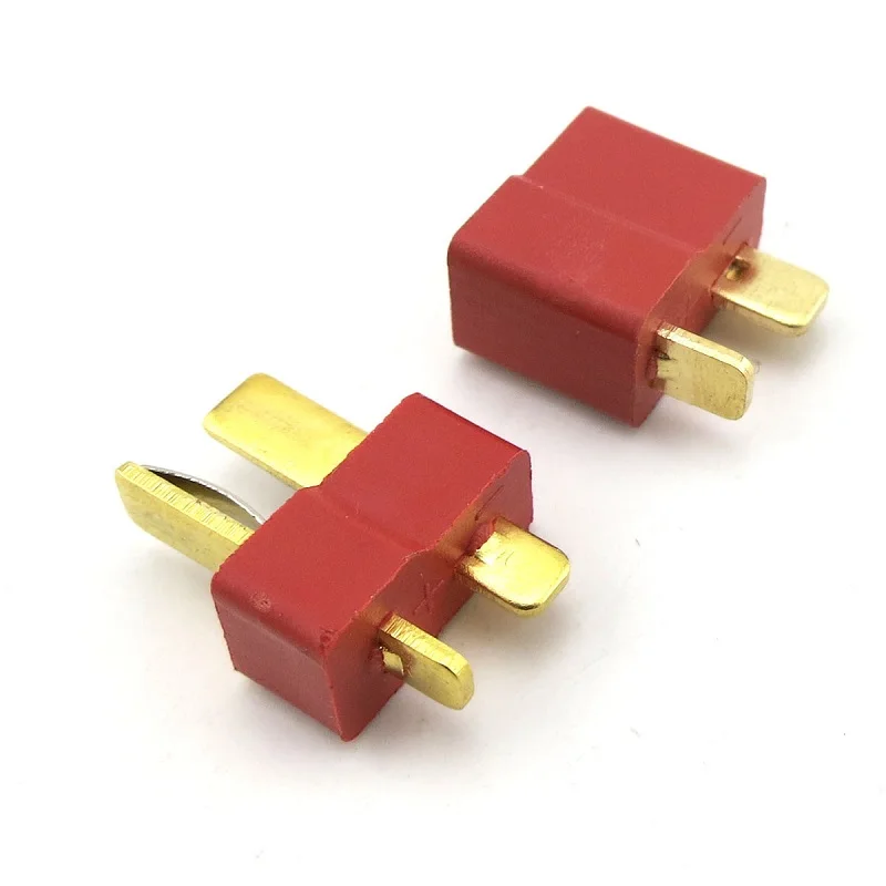10Pairs Mini T Plug Heat Resistance Male Female Charging Lipo Battery Connector ESC Adapter for RC Helicopter Batteries | Игрушки и