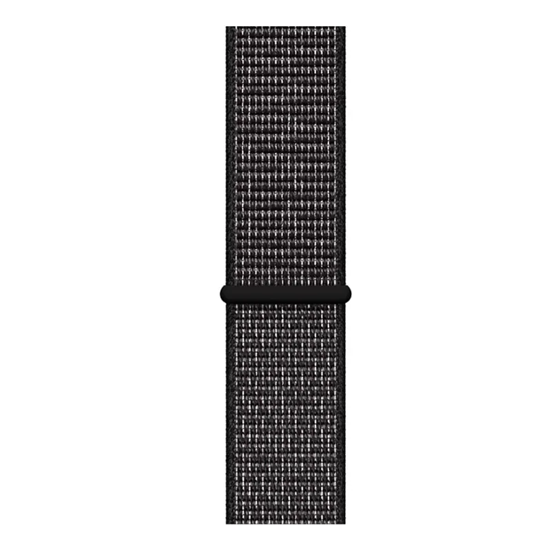 Нейлон спортивная петля ремешок для наручных часов Apple Watch, версии 44/40 мм 42 38 мм и нержавеющая сталь металлический корпус наручных часов iWatch, 4/3/2/1 крючок для браслетов и застежка-петля наручные Аксессуары для наручных часов