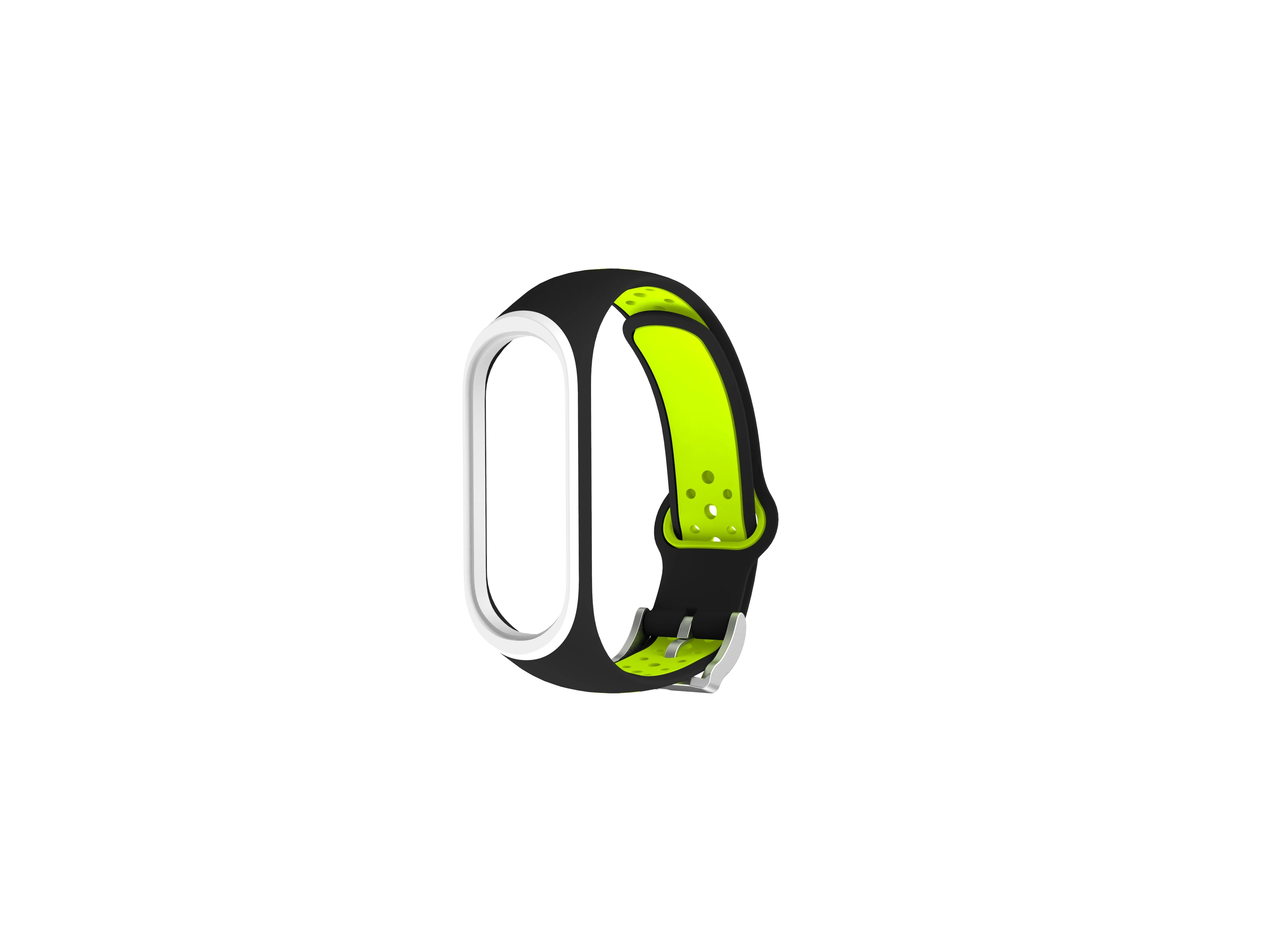 Black Green Для Xiaomi mi Band 4 ремешок Смарт аксессуары Замена водонепроницаемый двойной цвет силиконовый браслет для mi Band 4 NFC ремешок - Цвет: Black Green