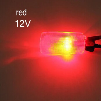 SCOE 10 шт. T5 3SMD приборная панель светодиодный 12 В/24 В 12516 13516 W1.2W измерительный светильник Автомобильный светодиодный светильник 2835 SMD супер яркий - Испускаемый цвет: 12V-red