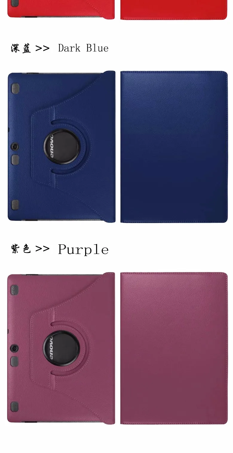 Для lenovo Tab 2 A10-70F A10-70L A10-30 X30F Tab 3 X70F 10,1 дюймов чехол для планшета вращающийся на 360 Градусов Кожаный защитный чехол для планшета