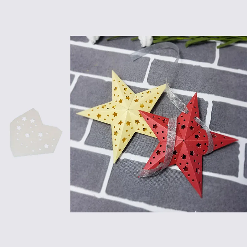 

RLJLIVES 3D звезда металлические режущие трафареты для DIY штамп для скрапбукинга/фотоальбом декоративное тиснение DIY бумажные карты
