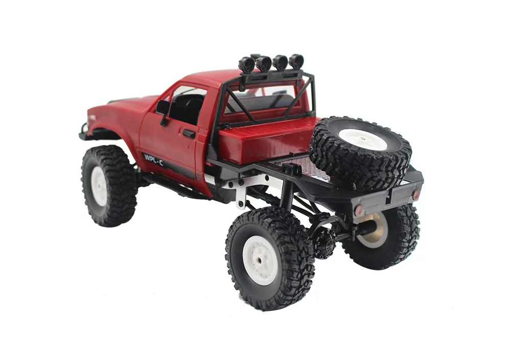 WPL 1:16 RC Car 2 4G 4WD внедорожник военный автомобиль Рок Гусеничный грузовик с передним