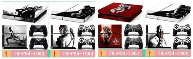 Для PS4 защитная пленка Стикеры s 3D наклейки с персонажами из мультфильмов для Playstation 4 консоли с контроллером Стикеры 100 компл./лот
