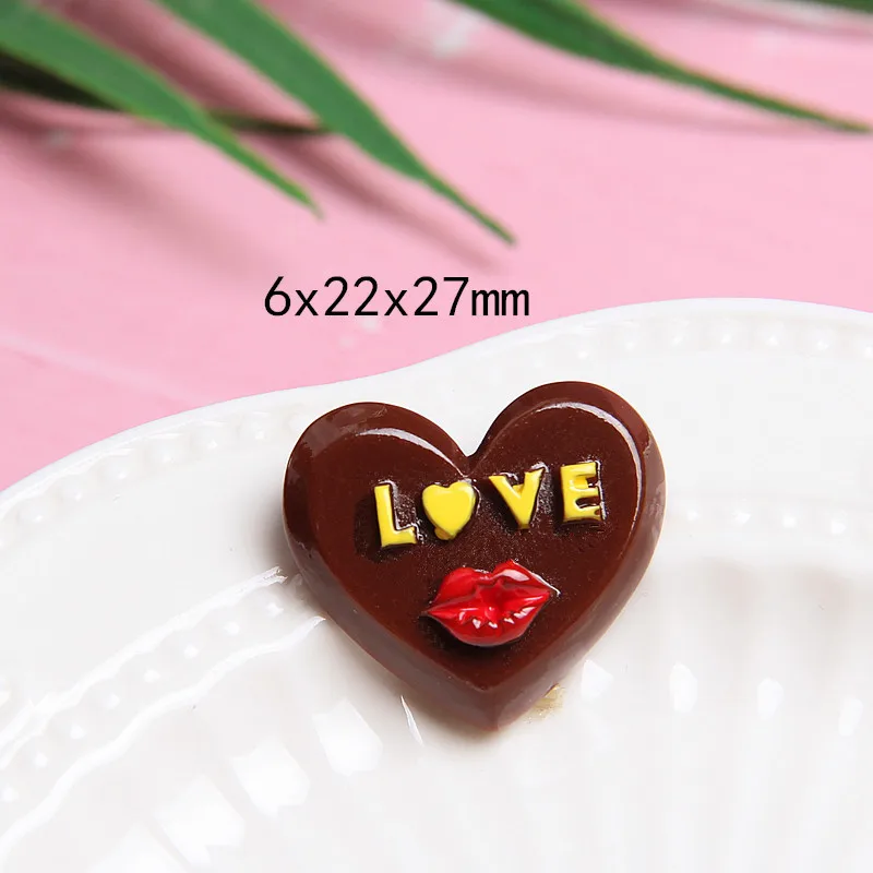 10 шт./лот имитация еды с плоским основанием Кабошон из смолы искусственный хлеб