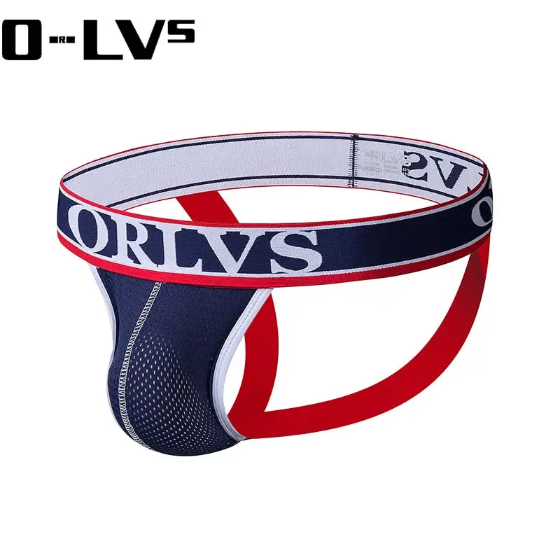 C Мужское нижнее белье ORLVS jockstrap прозрачное Сетчатое сексуальное мужское Cueca