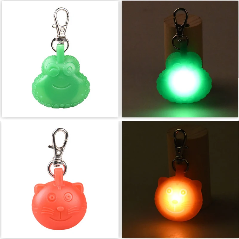 Собачий ошейник Светодиодный светящийся кулон безопасность ночная ходьба ID