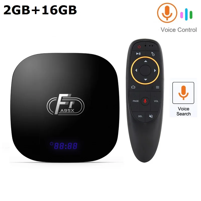 2G16GB G10 voice A95X F1 смарт ТВ приставка Android 8,1 Amlogic S905W четырехъядерный телеприставка 4K 2G 16G 2,4 GHz WiFi A95XF1 поддержка H.265 4K PK X96 mini - Цвет: 2G16GB G10 voice