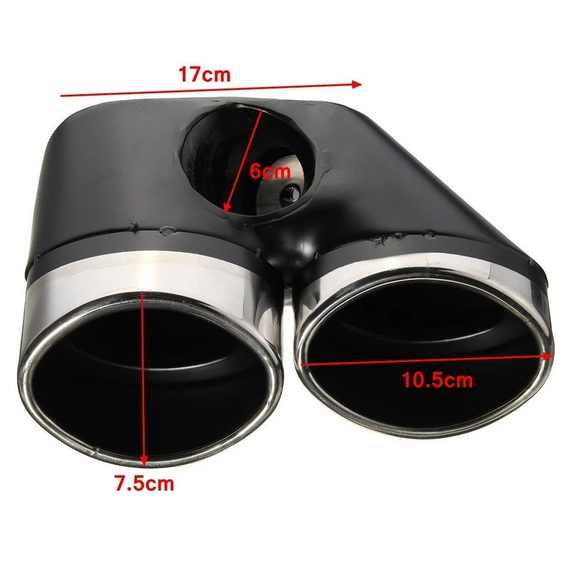 

For Mercedes-Benz E-Class E63 AMG E55 AMG E320 E350 E430 E550 E500 Double Head Car Exhaust Muffler Stainless Steel Muffler Pipe