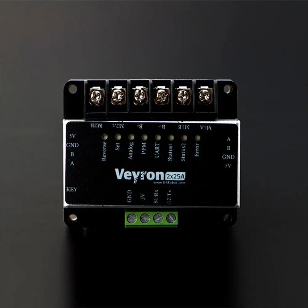 DFRobot Veyron 2x25A щеточный драйвер двигателя постоянного тока 6~ 36 В поддержка аналогового PPM UART модель под защитой от перенапряжения тока