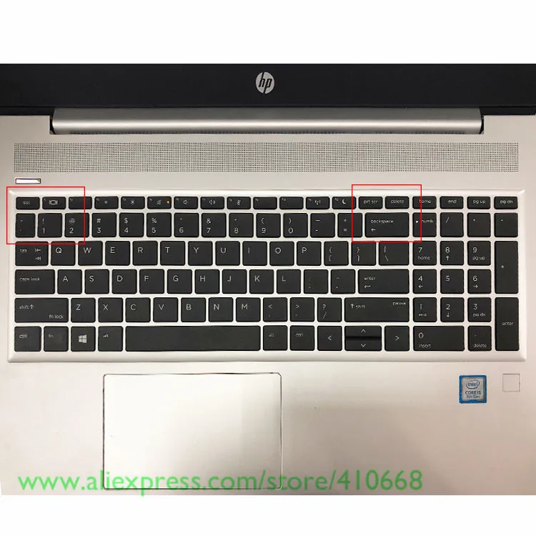 Силиконовая клавиатура для ноутбука кожного покрова для 15," hp probook 450 G5 G6 для hp probook 850 G5 66 Pro 15 G2, i5-8265U MX250 15 дюймов