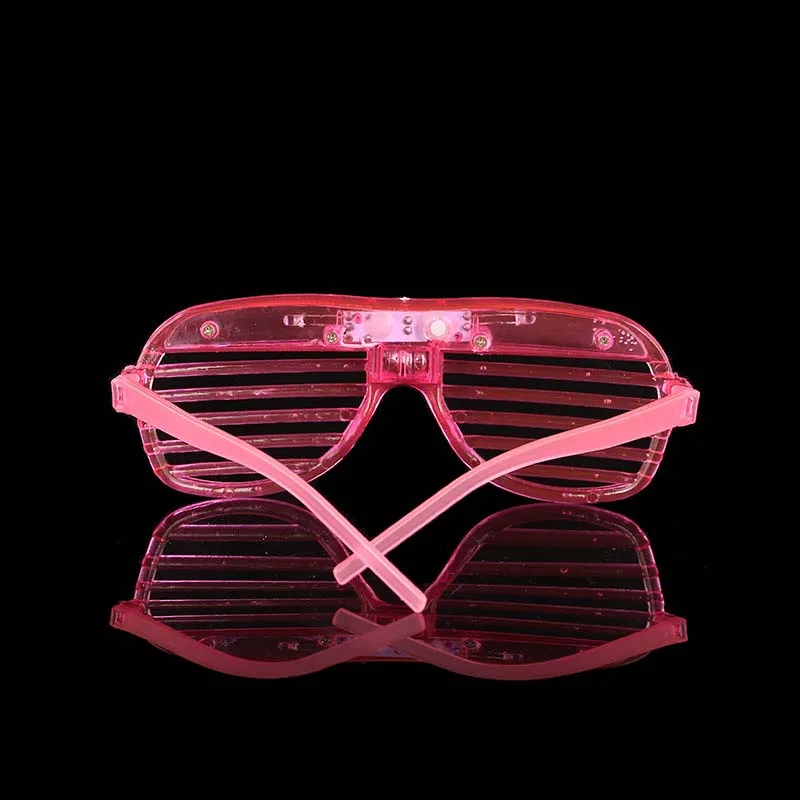 pink Светодиодный светильник для очков, маска для слепых глаз, светящиеся свадебные подарки для взрослых и детей, светящиеся вечерние принадлежности - Цвет: pink