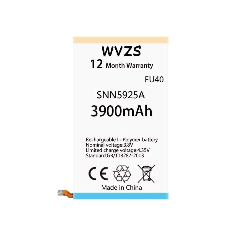 Wvzs 3900 mAh Li Polymer Батарея EU40 для Motorola Droid Maxx Ультра XT1080 MAXX XT1080M батареи|Аккумуляторы
