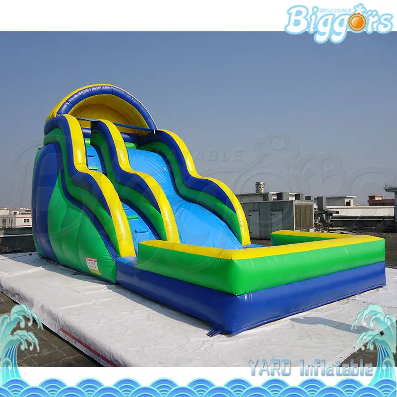 

Inflatable Biggors Giant Inflatable Water Slide With Pool For Games