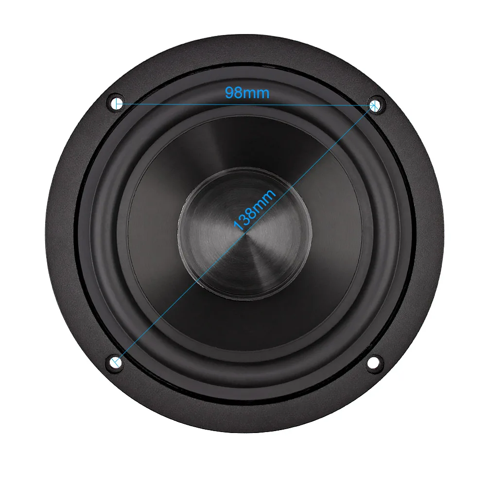 AIYIMA 1 5-дюймовый аудиогромкоговоритель Midrange Bass 5 25 динамики драйвер 60 Вт 30-ядерный