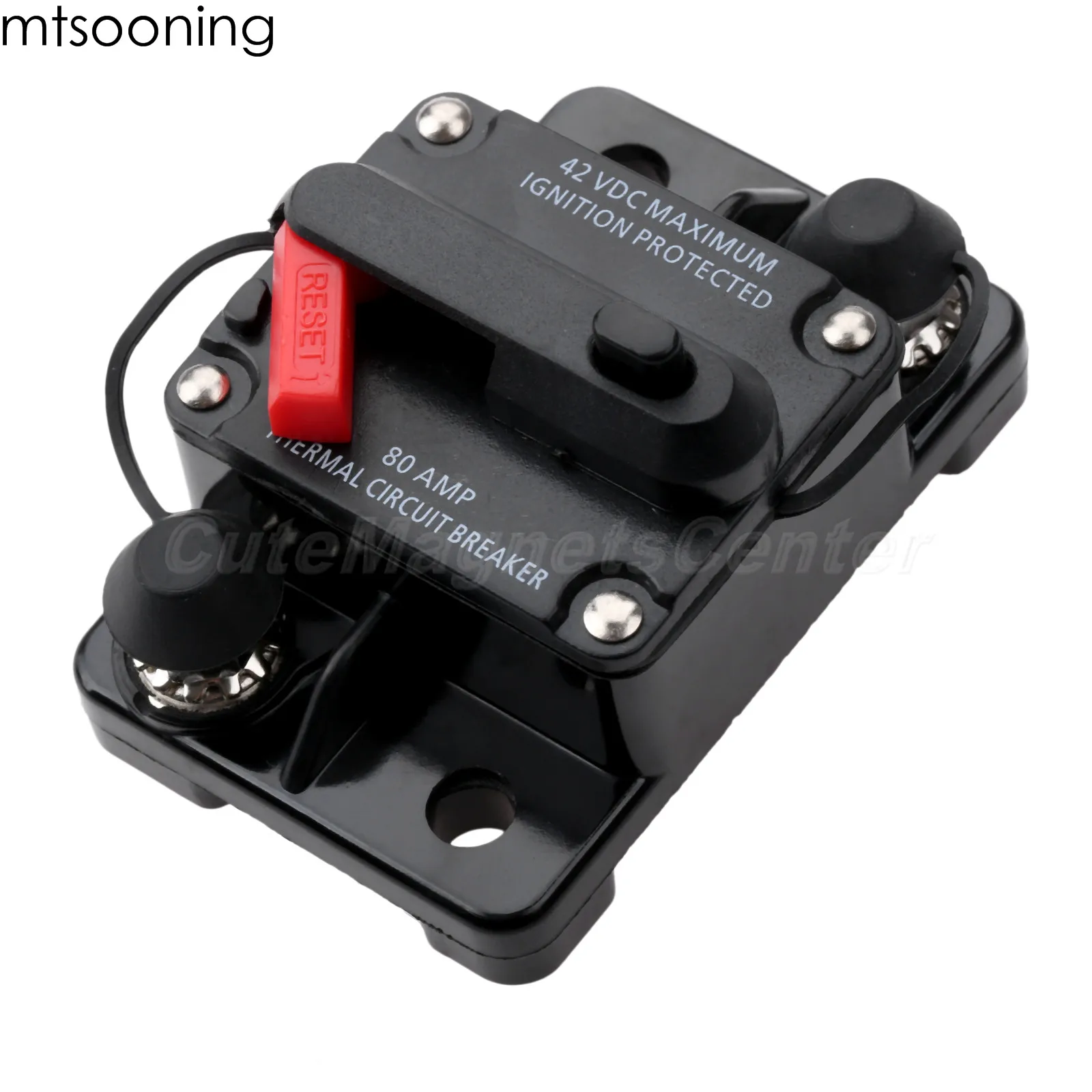 80A 12-24V DC Circuit Breaker Car Auto Fuse Reset optional Audio Inline | Автомобили и мотоциклы
