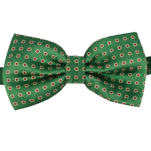 Мужской галстук бабочка конфетного цвета в горошек модный полиэстеровый