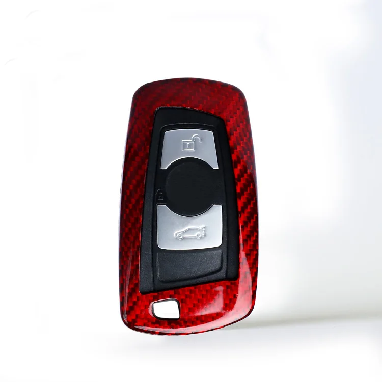 Чехол брелок из углеродного волокна для BMW X3 F25 X4 F26 F1 2 3 4 5 7 серии F20 F22 F30 F31 F34 F32 F10 F07