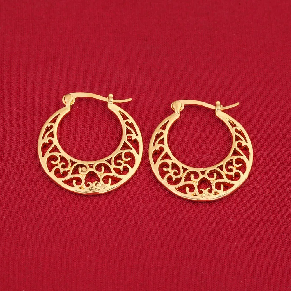 Женские золотые серьги 2 9 см ювелирные изделия золотого цвета в арабском и