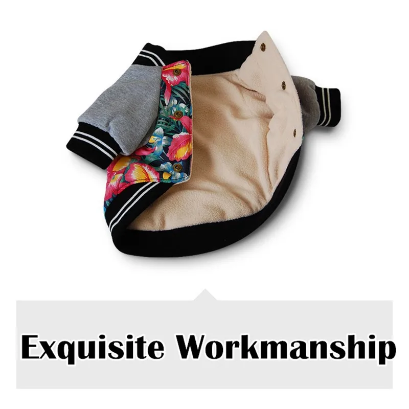 Одежда для собак утепленная теплая куртка маленьких Забавный милый костюм