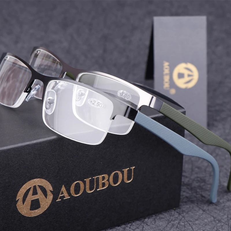 Половина кадра очки для чтения okulary gafas-де-lectura lentes де lectura mujer мужские очки leesbril lunettes okulary сделать czytania
