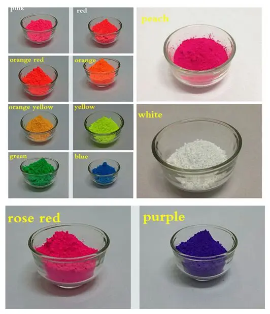 Смешанный Флуоресцентный порошок 12 цветов светящийся под УФ 120 г/лот фосфорный