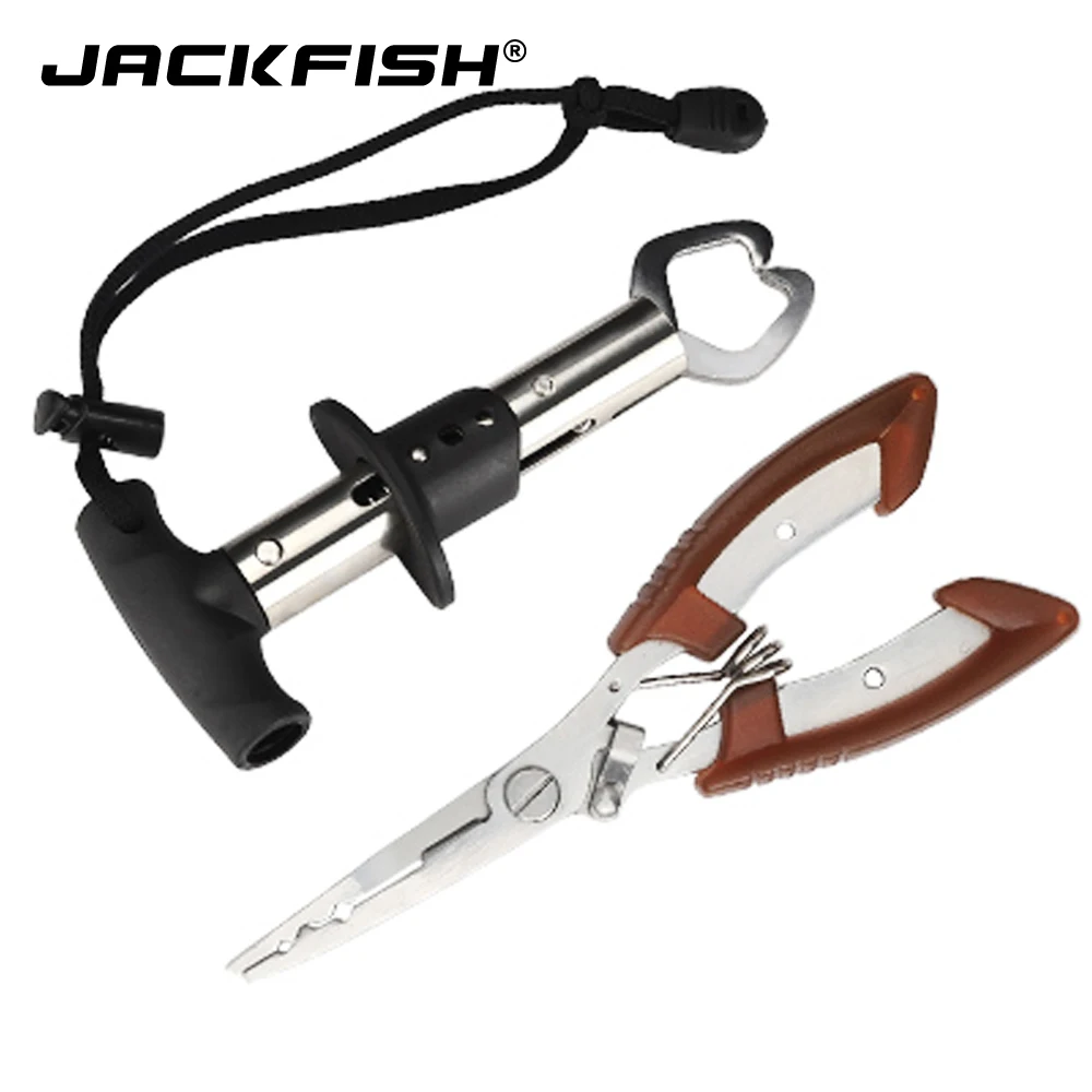 JACKFISH рыболовный захват из нержавеющей стали рыболовные плоскогубцы набор