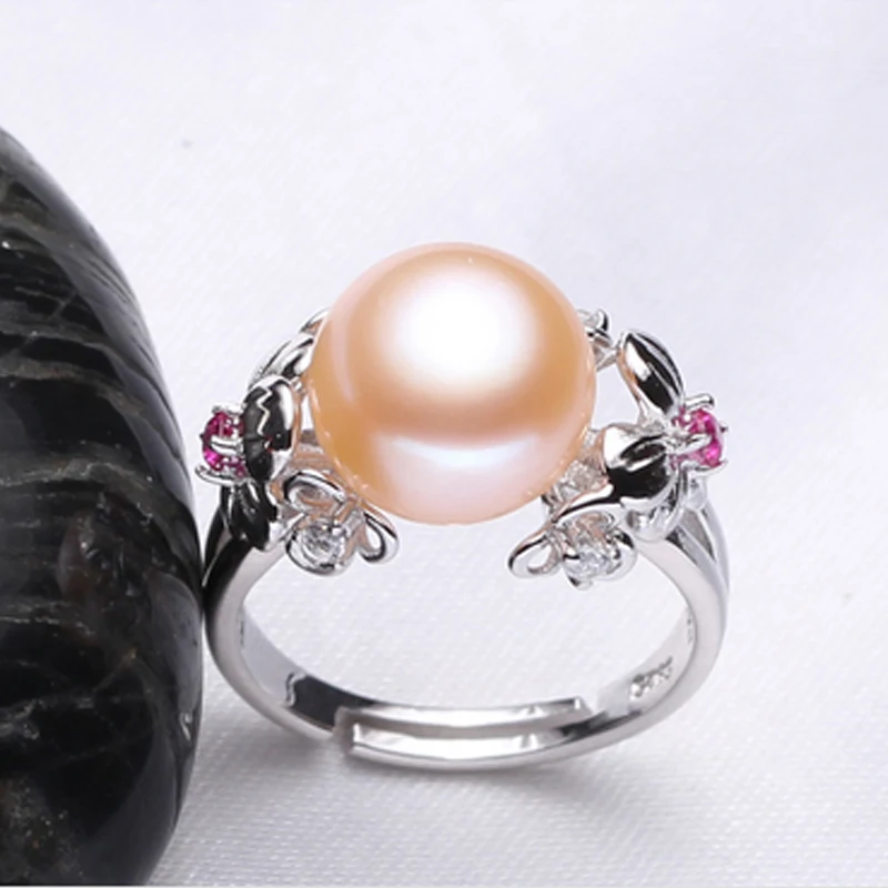 Женское жемчужное кольцо WATTENS натуральный белый/розовый/фиолетовый пресноводный