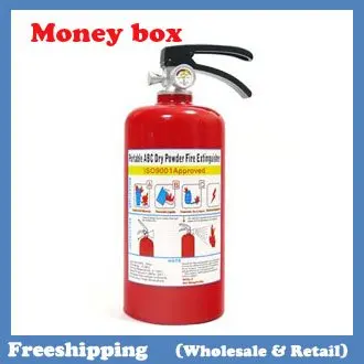

Hot Fire extinguisher money boxes coin bank 21.5*9.4*8.5cm free shipping