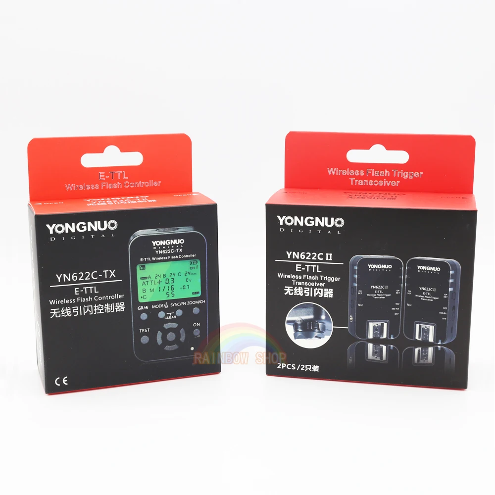 YN-622C II триггер YN622C-TX ЖК-контроллер ETTL Беспроводная вспышка триггерные