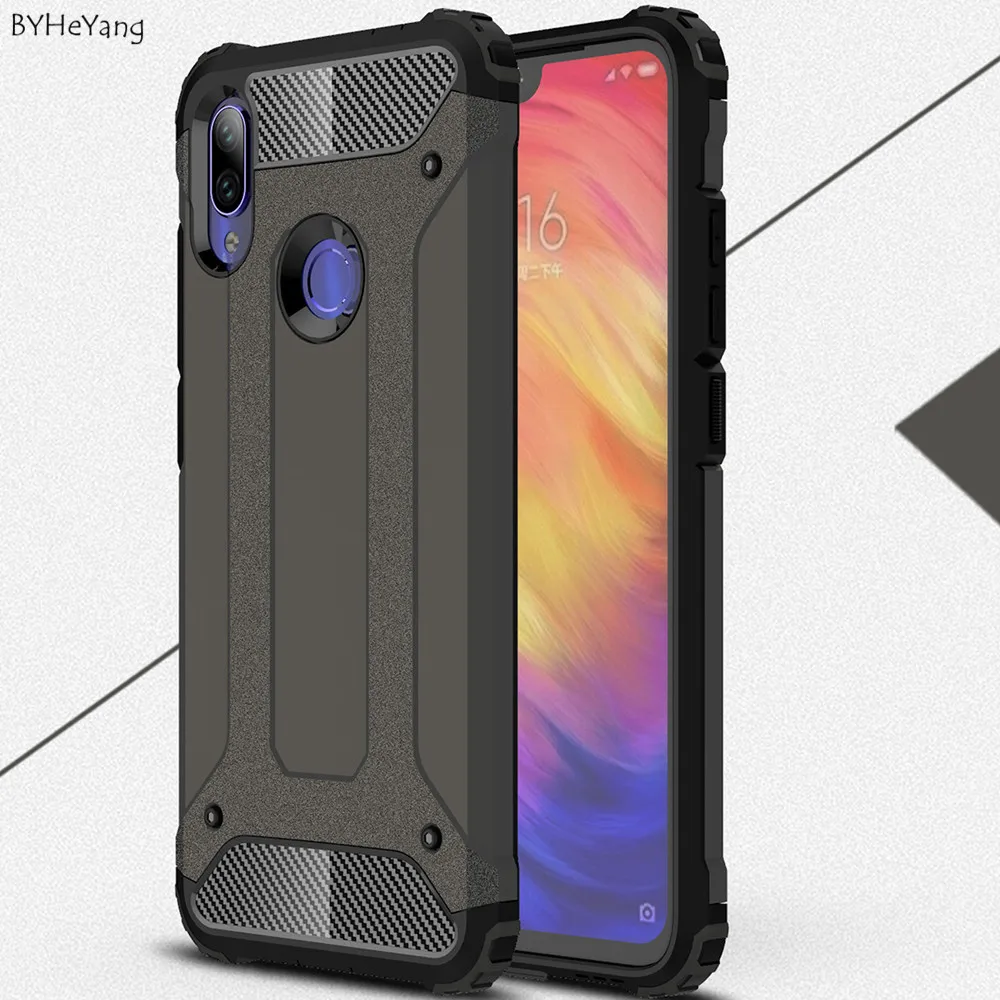 Для Xiaomi Redmi Note 7 чехол Гибридный Броня робот двухслойный защитный для Note7 Funda Pro |