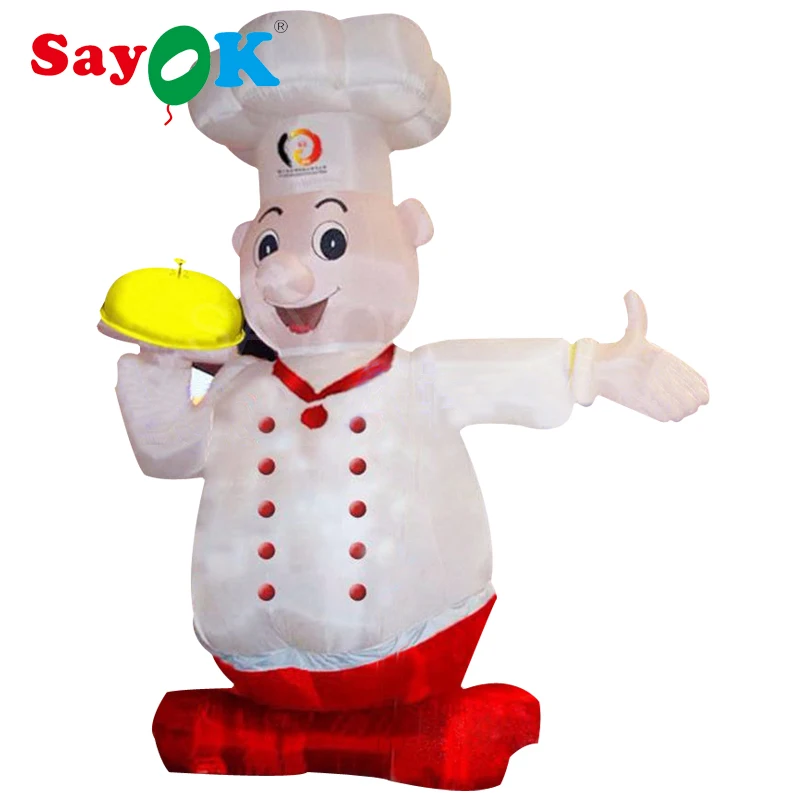 

Customized Inflatable Pastry Chef Inflatable Cook for Advertising Promotion