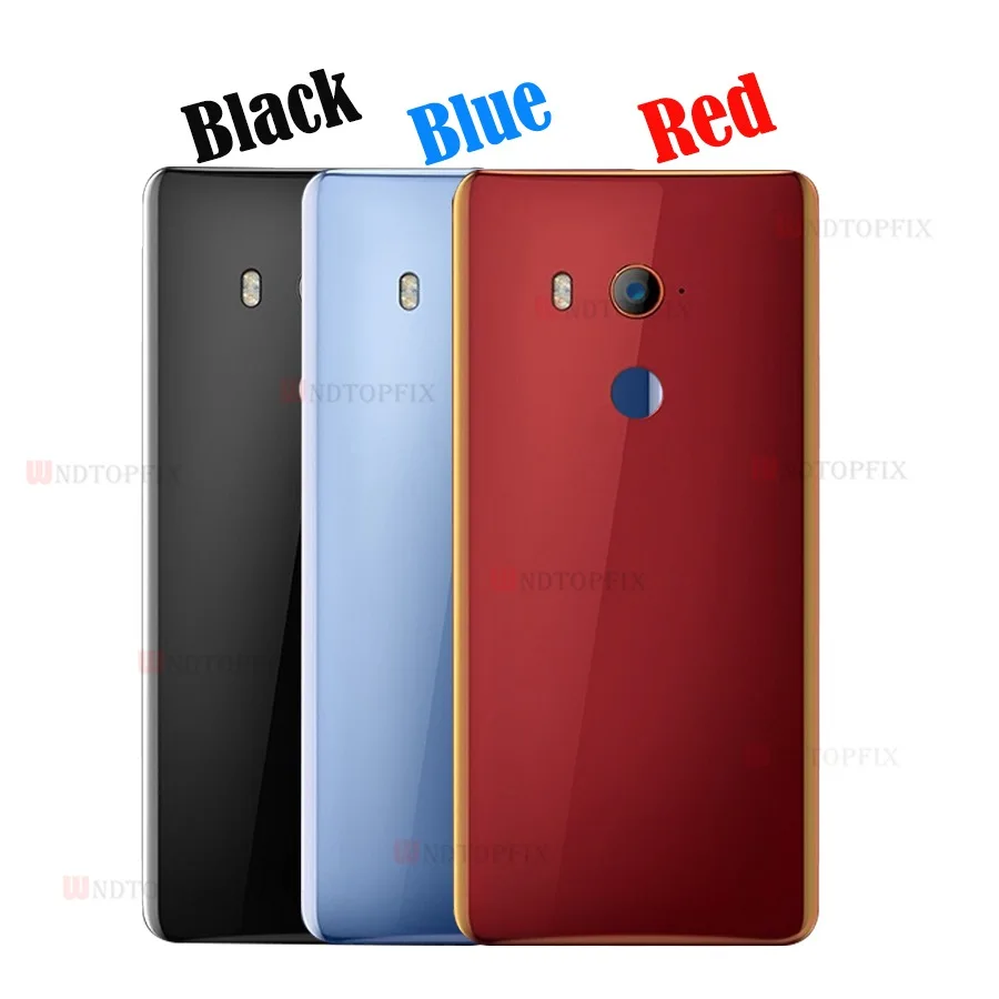 Чехол для htc U11 Eyes, крышка для батареи, стекло для двери с объективом камеры для htc U11 EYEs, задняя крышка для батареи с клеем U11 eyes