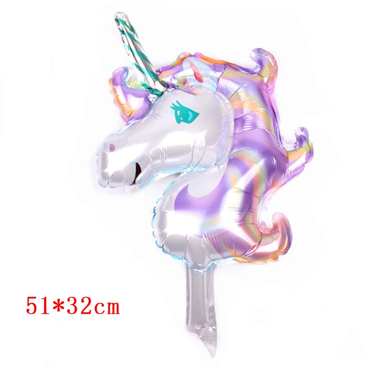 1pcs purple Unicorn Розовый голубой Единорог День рождения украшения Дети тарелка воздушный шар салфетка кекс детский душ принадлежности для девочек - Цвет: 1pcs purple Unicorn