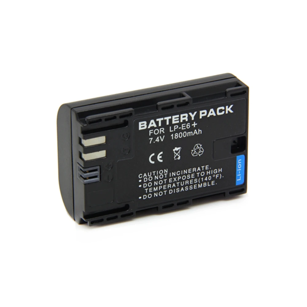 Аккумулятор для цифровой камеры WHCYonline 1800 мА/ч Canon EOS 5D2 5D3 7D 6D 70D 60D Mark II III LP E6|battery for