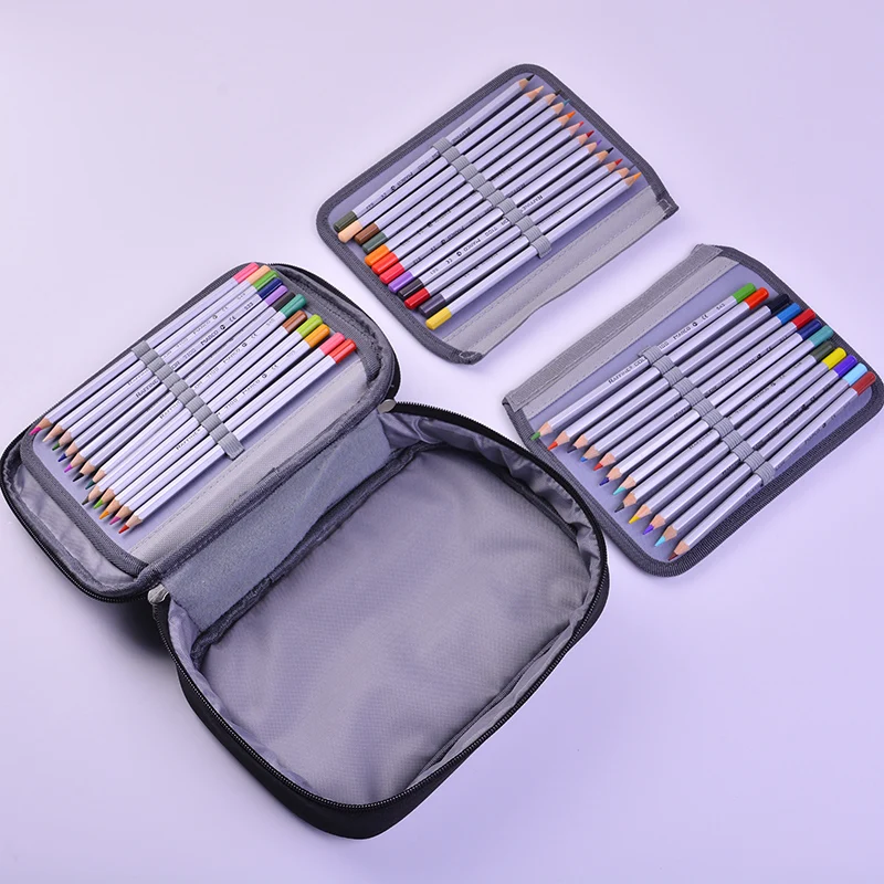 Пенал для карандашей 72 Отверстия Escolar Pencilcase Trousse Scolaire Stylo Oxford Etui Voor School Pennenzak Art Box