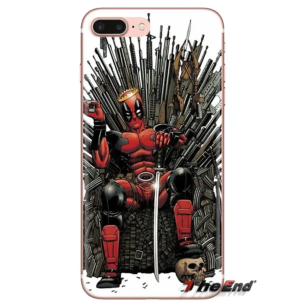 Мягкий прозрачный чехол для Huawei Mate Honor 4C 5C 5X 6X 7 7A 7C 8 9 10 8C 8X 20 Lite Pro Cool Marvel Hero Deadpool |