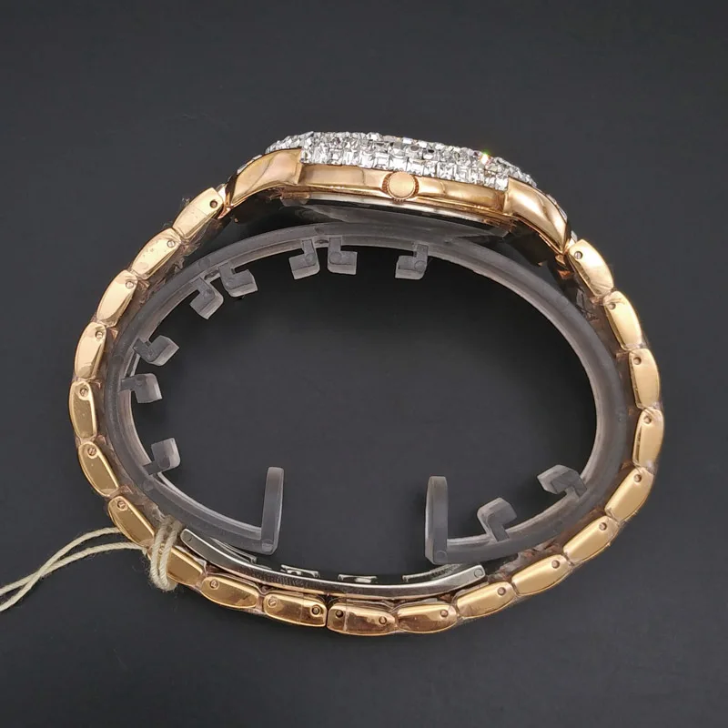 Женские роскошные часы Melissa Элегантные керамические с кристаллами и стразами