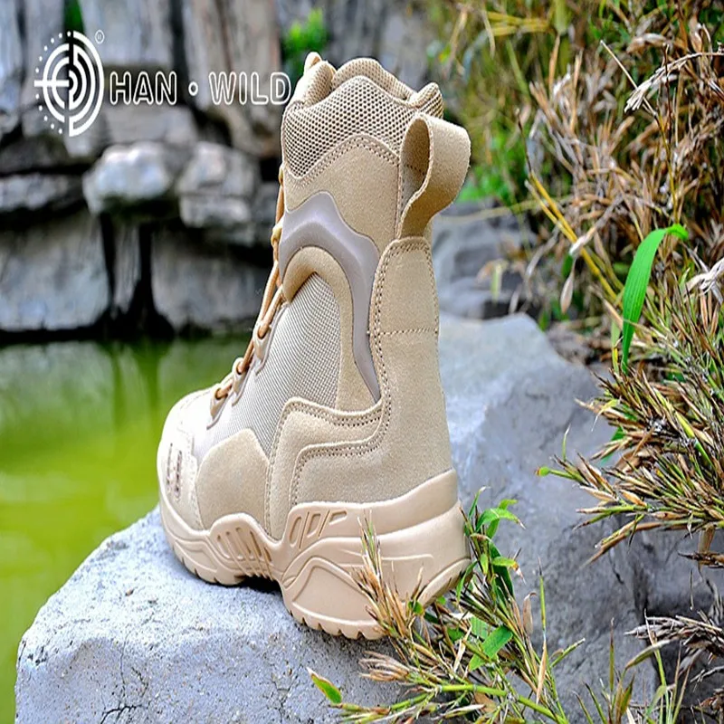 Новинка 2017 стильная уличная спортивная обувь мужские тактические боевые ботинки