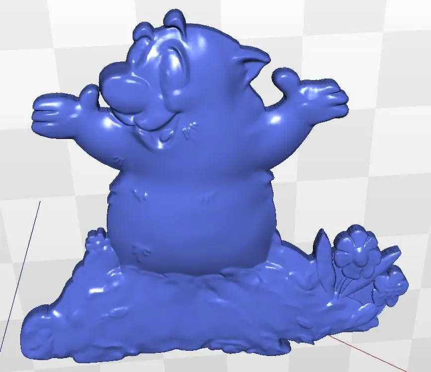 Рельеф 3d artcam groundhog для ЧПУ в формате STL модель | Инструменты