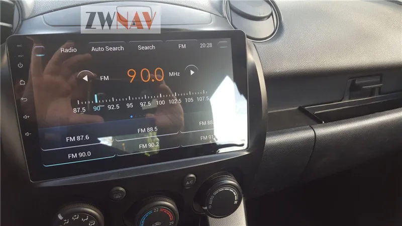 ZWNAV Android 6,0 ram 2GB Автомобильный gps Радио экран без dvd-плеера для Mazda 2 2007- головное устройство Мультимедиа gps навигация